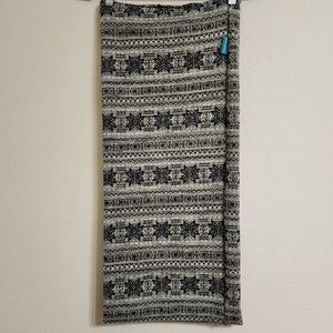 Blue Birds fly Boutique Knit Infinity Fair Isle shawl, OS, Unisex,Classic,Casual
